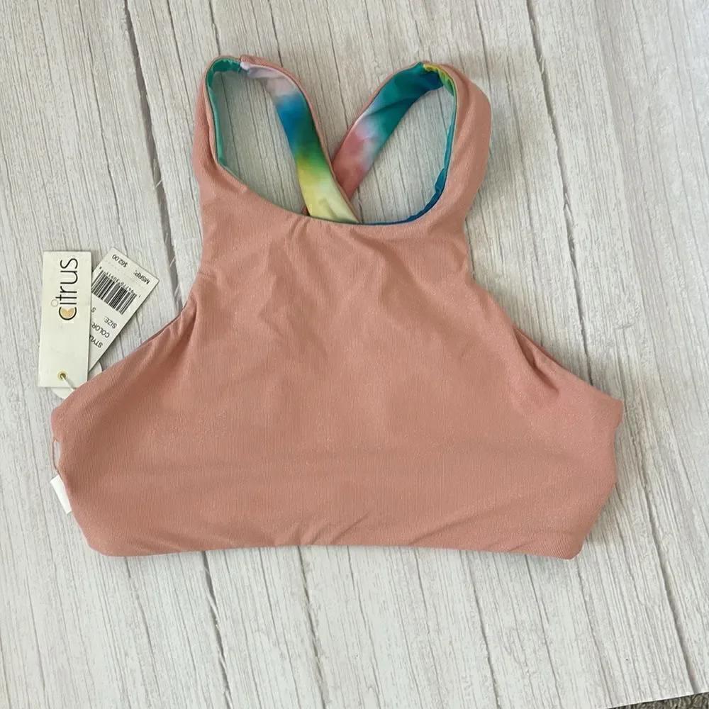 Citrus Bikini Swimsuit Top